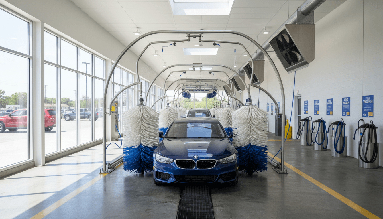 Modern Parkview Car Wash facility with professional equipment and clean interior